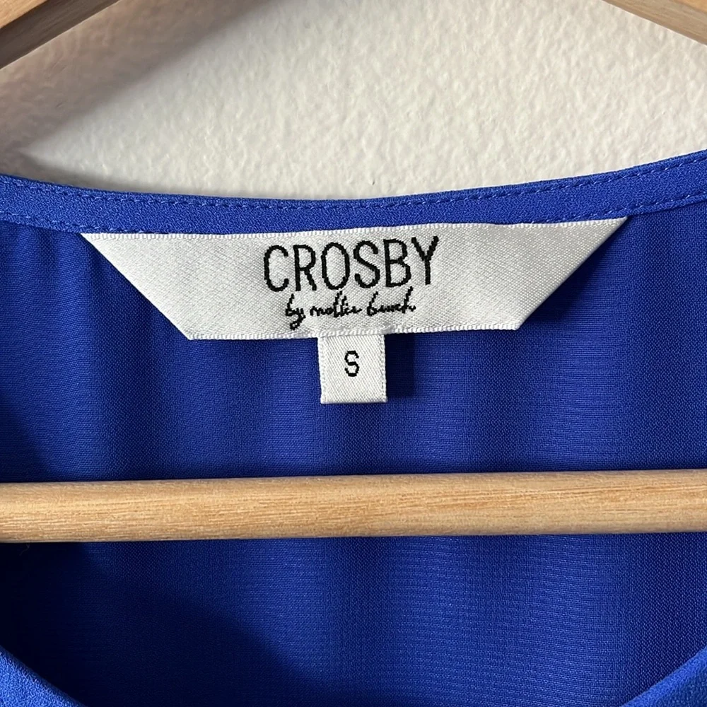 Crosby by Mollie Burch Jeni‎ Shift Dress in Bel Air Blue size small